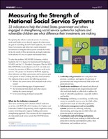 National Social Service Strength Fact Sheet Cover