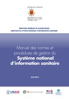 Manuel des normes et procédures de gestion du Système national d’information sanitaire