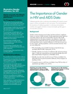 The Importance of Gender in HIV and AIDS Data