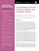 The Importance of Gender in Data on Orphans and Vulnerable Children