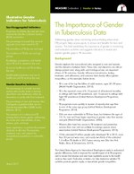 The Importance of Gender in Tuberculosis Data