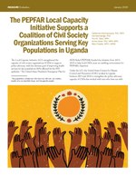 The PEPFAR Local Capacity Initiative Supports a Coalition of Civil Society Organizations Serving Key Populations in Uganda