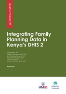Integrating Family Planning Data in Kenya's DHIS 2